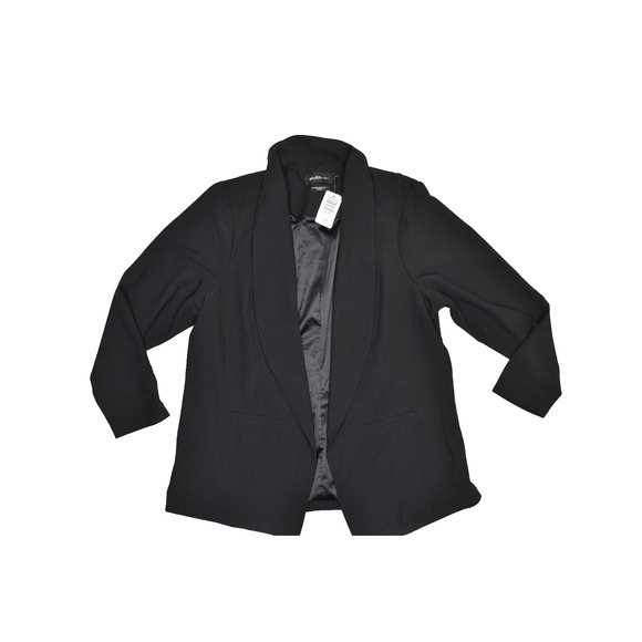 NEW Studio by Torrid Women Jacket/Blazer Size 2 (18/20) Black Lined - Picture 1 of 8